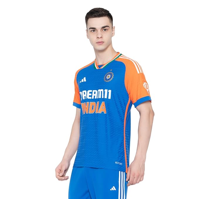 adidas Official Team India T20 Cricket Player Jersey - Image 2
